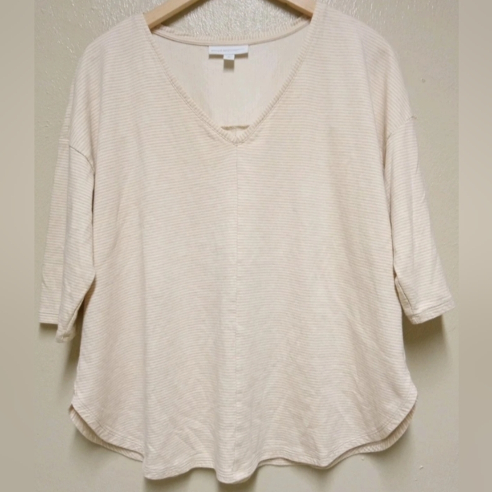Purejill XL Petite Women's Blouse V-Neck Elbow Sleeve Worn Once No Flaws